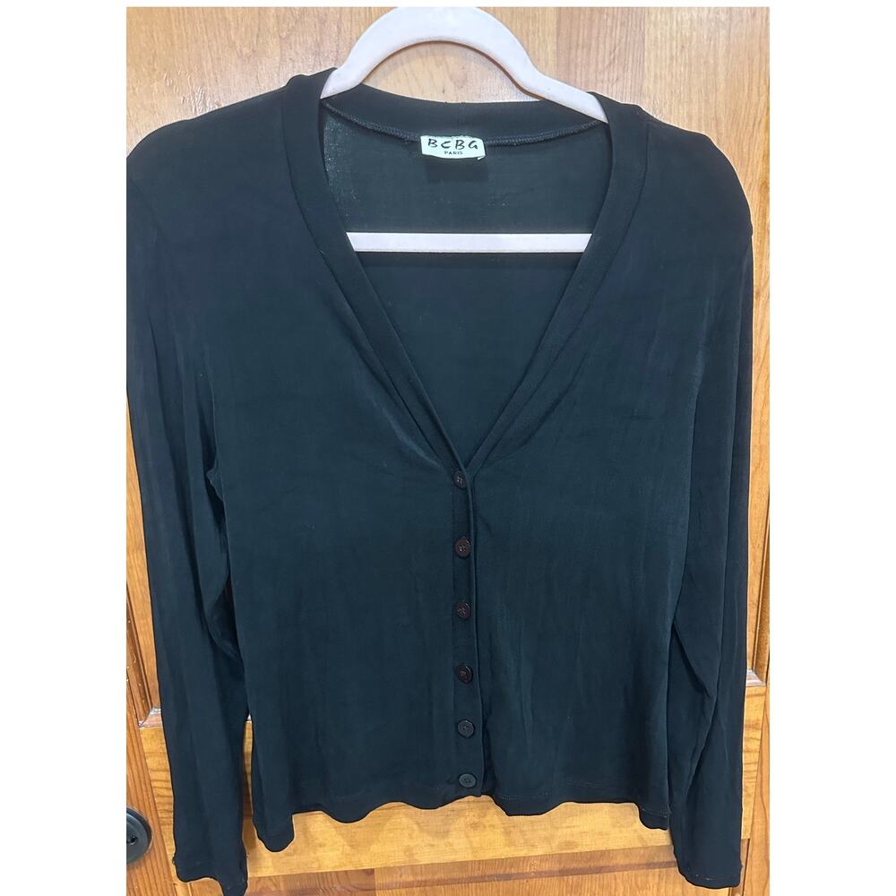 Y2K BCBG Slinky Medium Cardigan - Clueless Vibes!